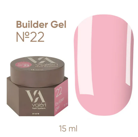 Valeri NEW Builder Gel 15ml №22 NVBG-022 фото