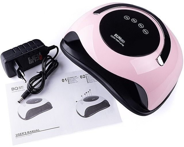 Лампа SUN BQ5T PINK 120w з ручкою (3 міс. гарант.) 11659 фото