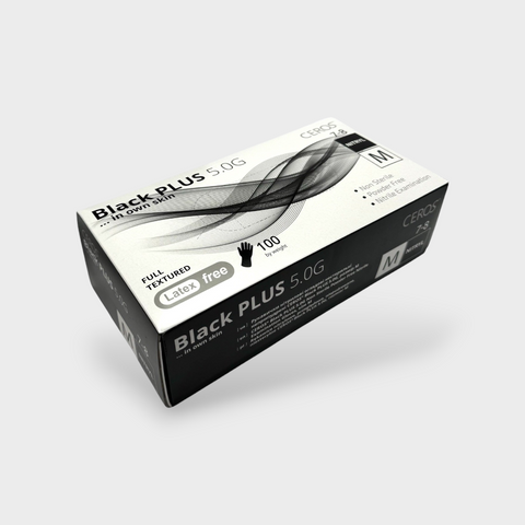 Перчатки Ceros Black PLUS 5.0г M 22017 фото